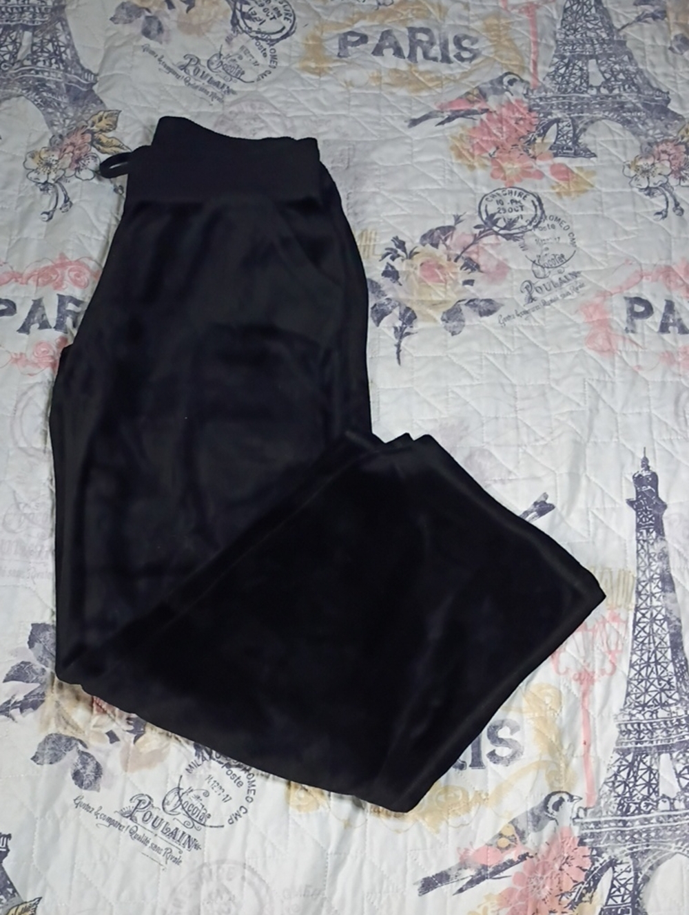MICHAEL Michael Kors Black Velvet Pants -MK
